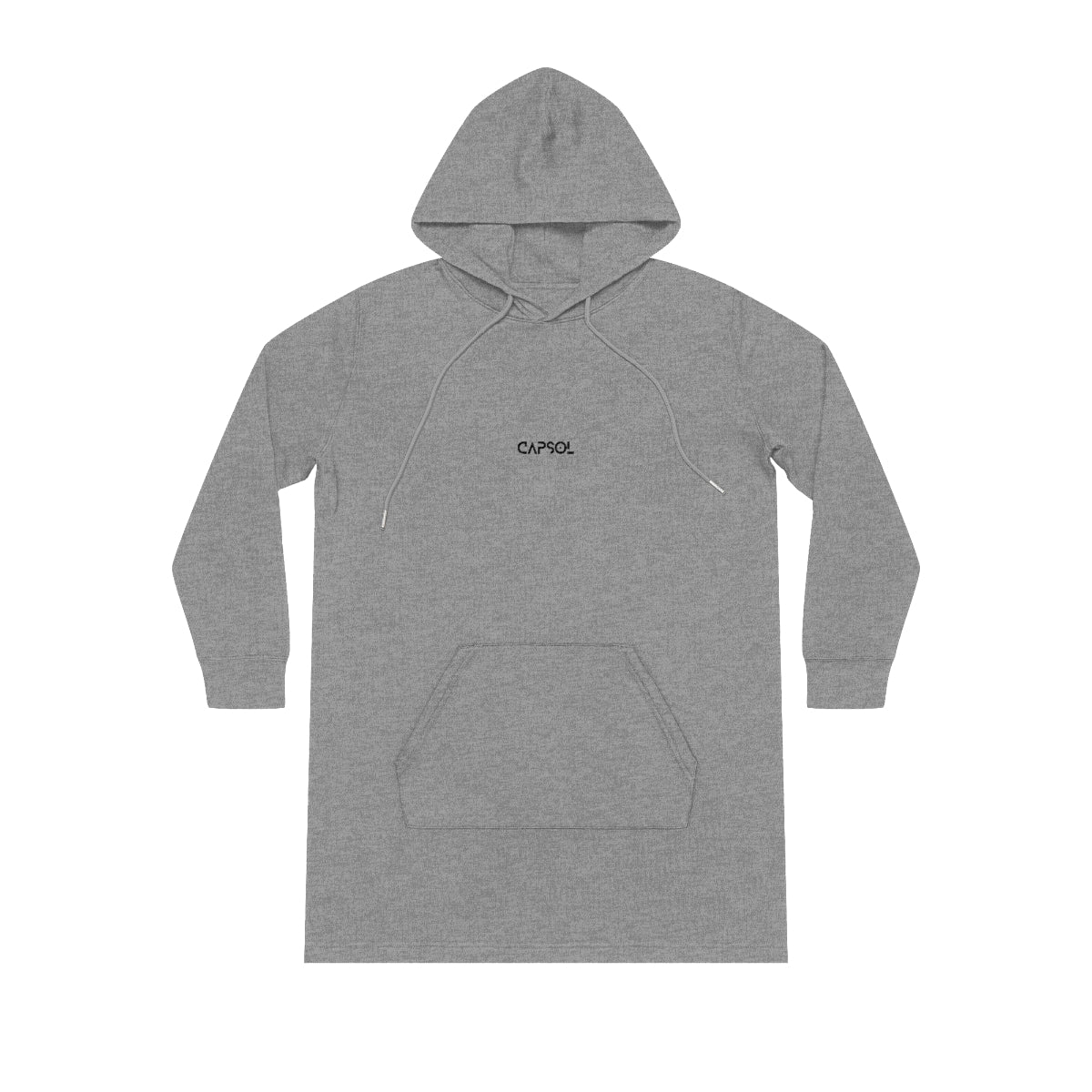 CapSol (front) - pink/b text - Streeter Hoodie Dress