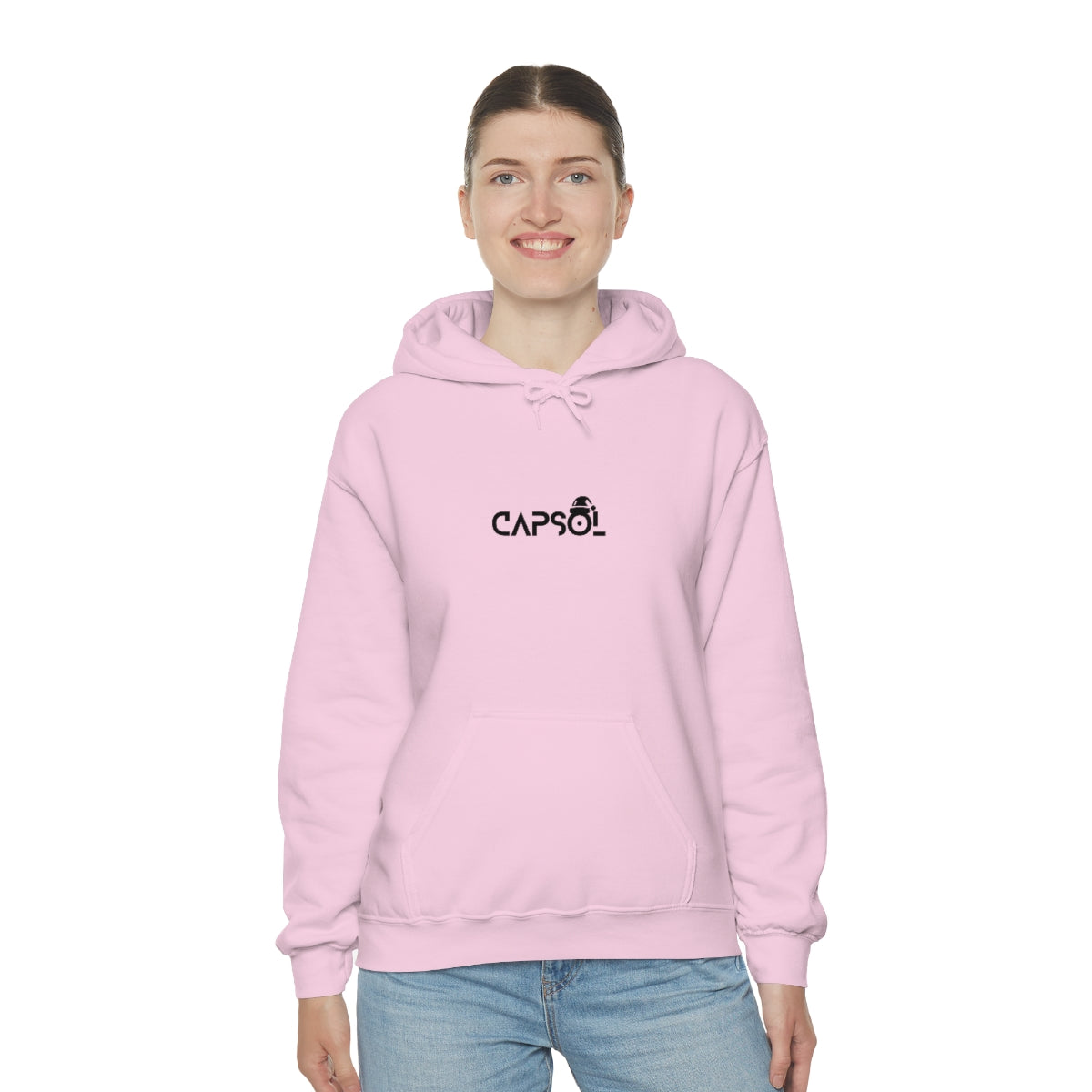 CapSol (front) - black text - XMAS - Unisex Heavy Blend™ Hooded Sweatshirt