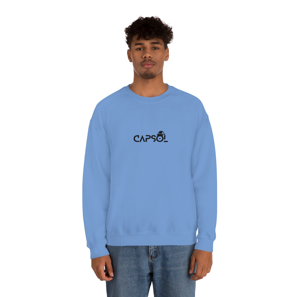 CapSol (front) - black text - XMAS - Unisex Heavy Blend™ Crewneck Sweatshirt