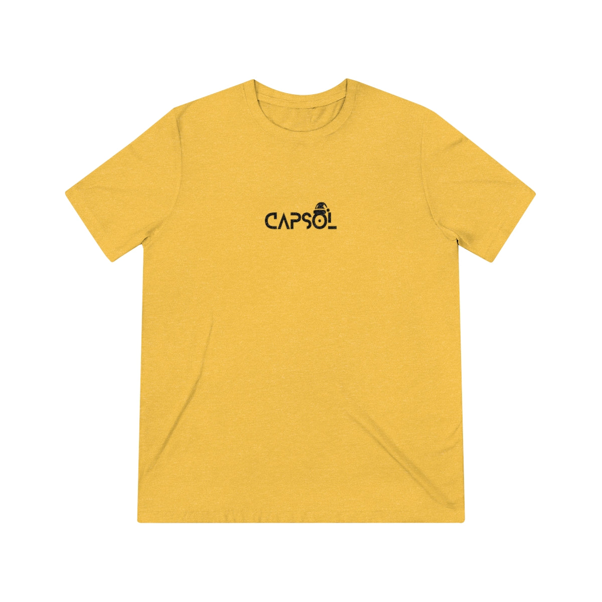 CapSol (front) - black text - XMAS - Unisex Triblend Tee