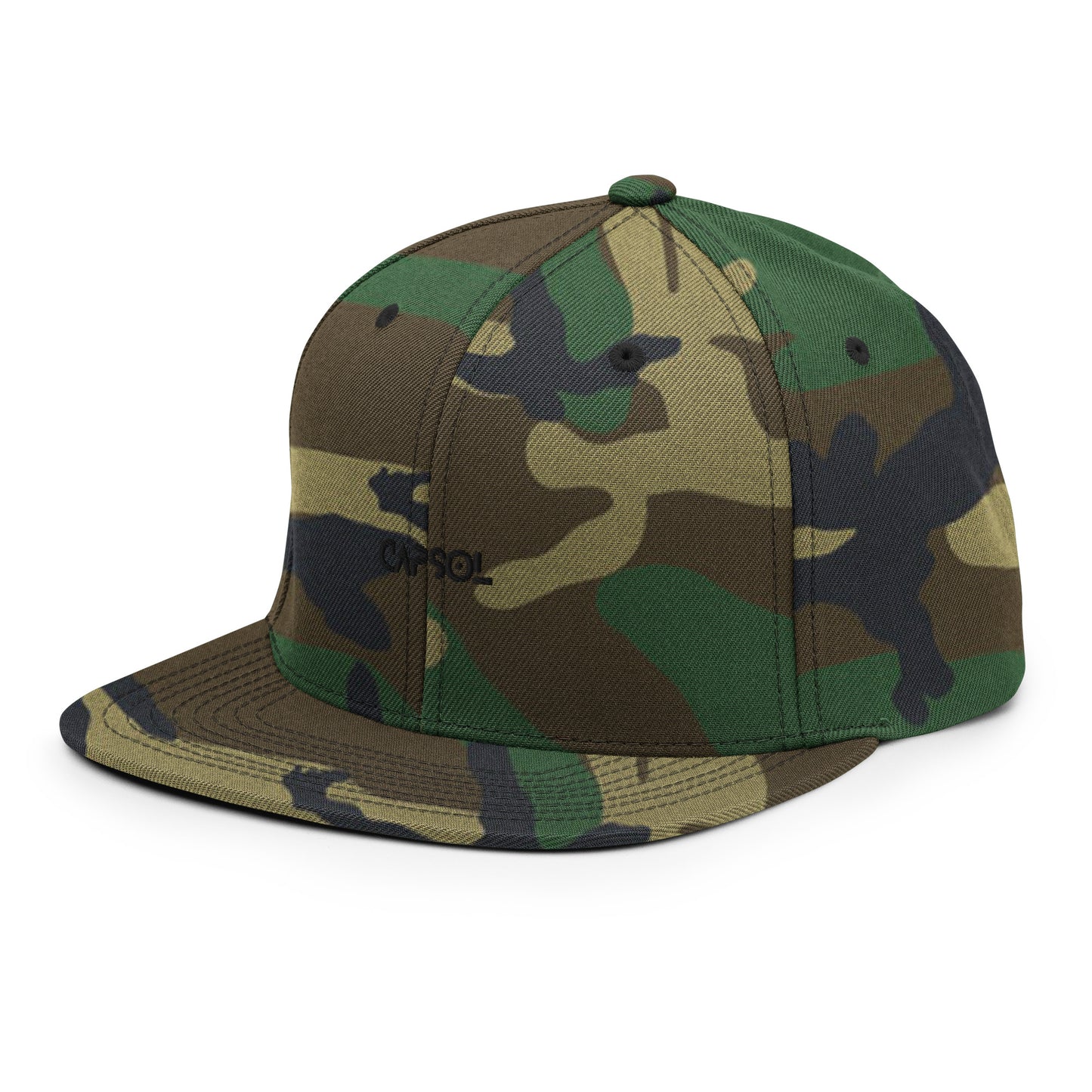 CapSol - black thread - Snapback hat