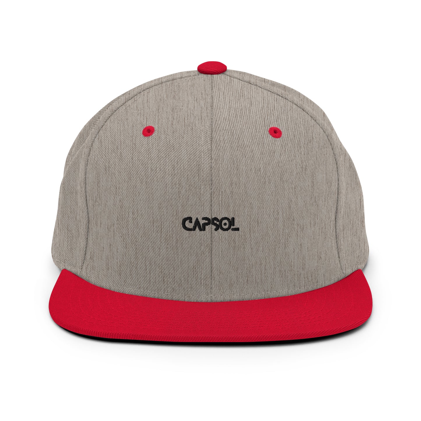 CapSol - black thread - Snapback hat