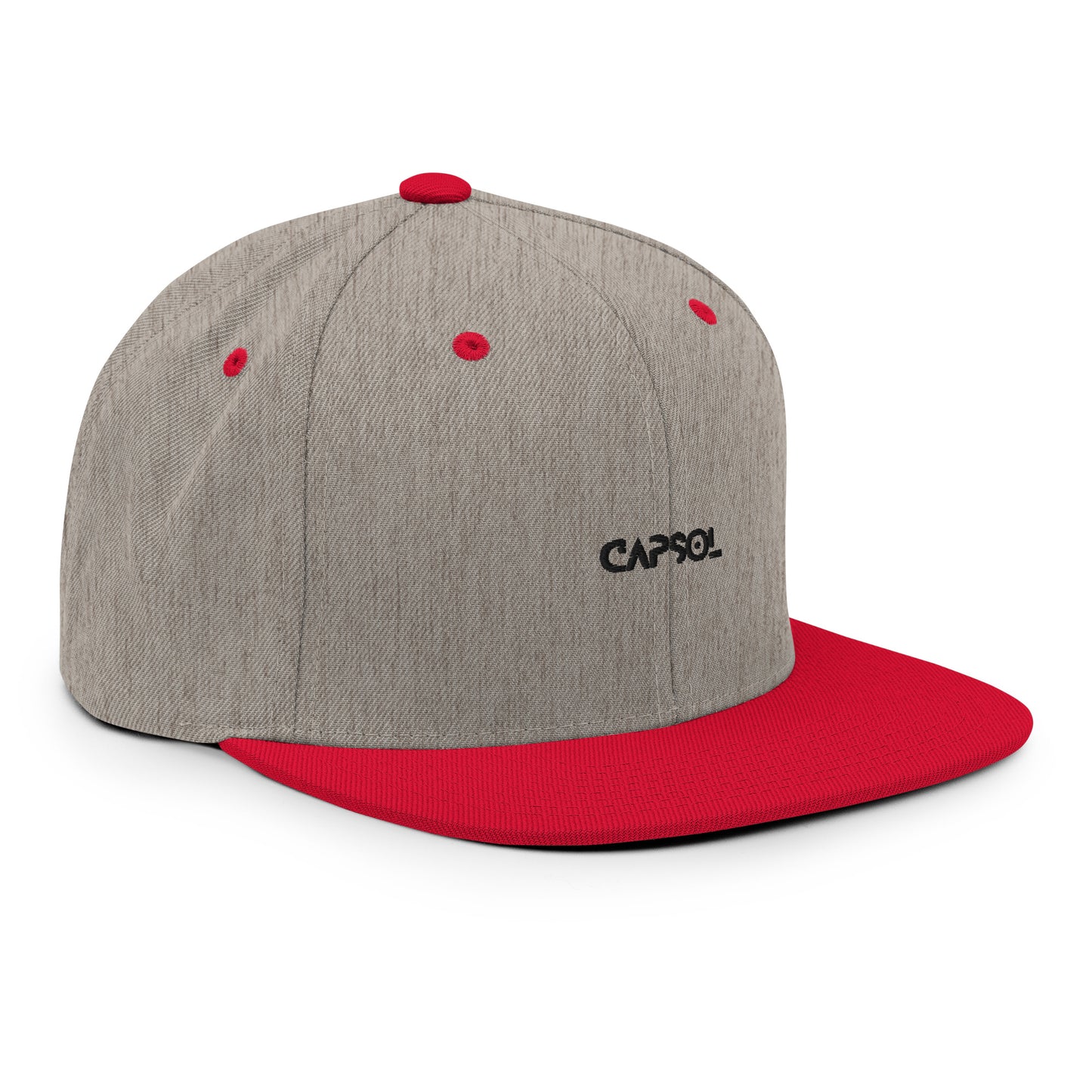 CapSol - black thread - Snapback hat