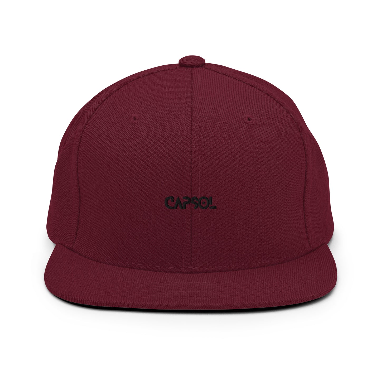 CapSol - black thread - Snapback hat
