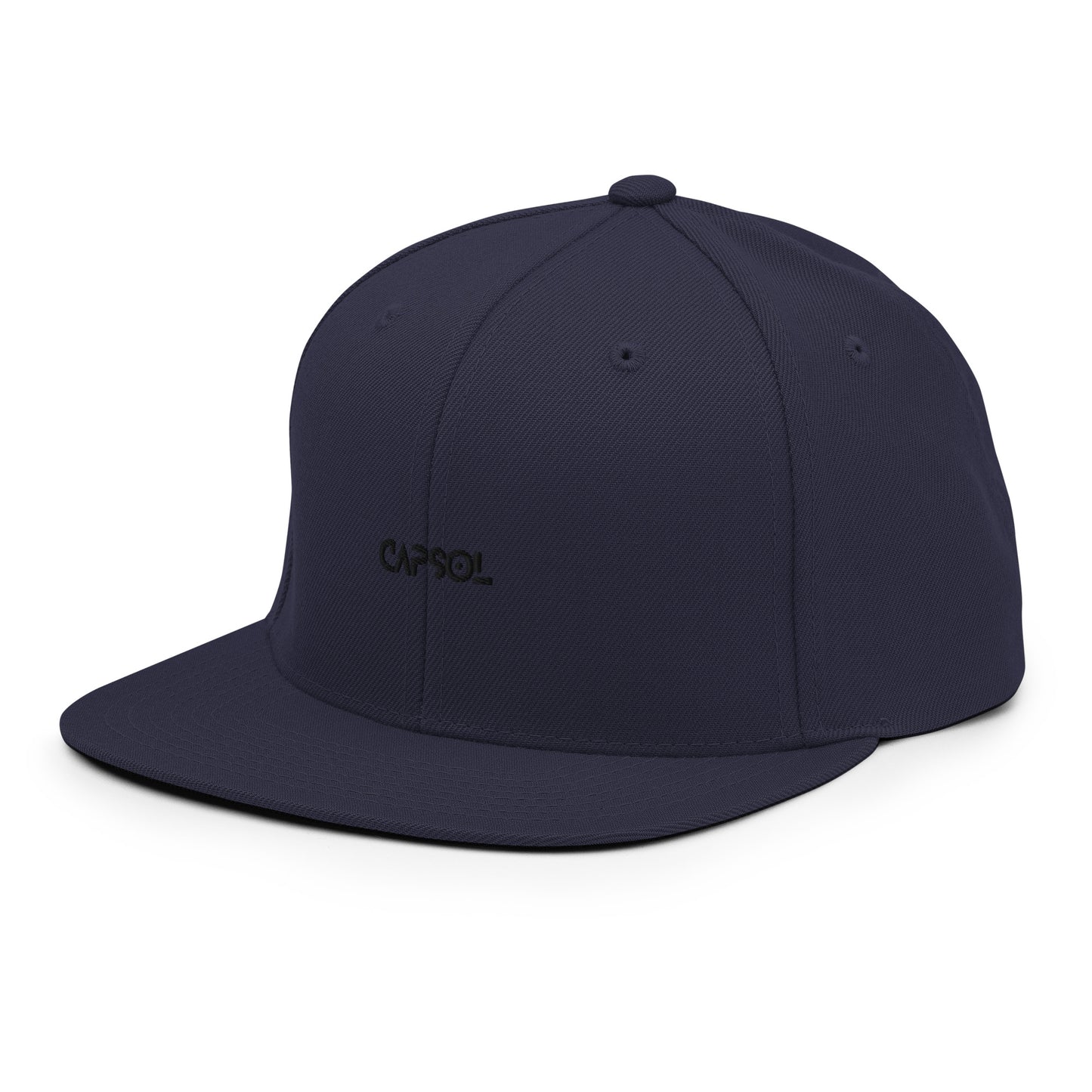 CapSol - black thread - Snapback hat