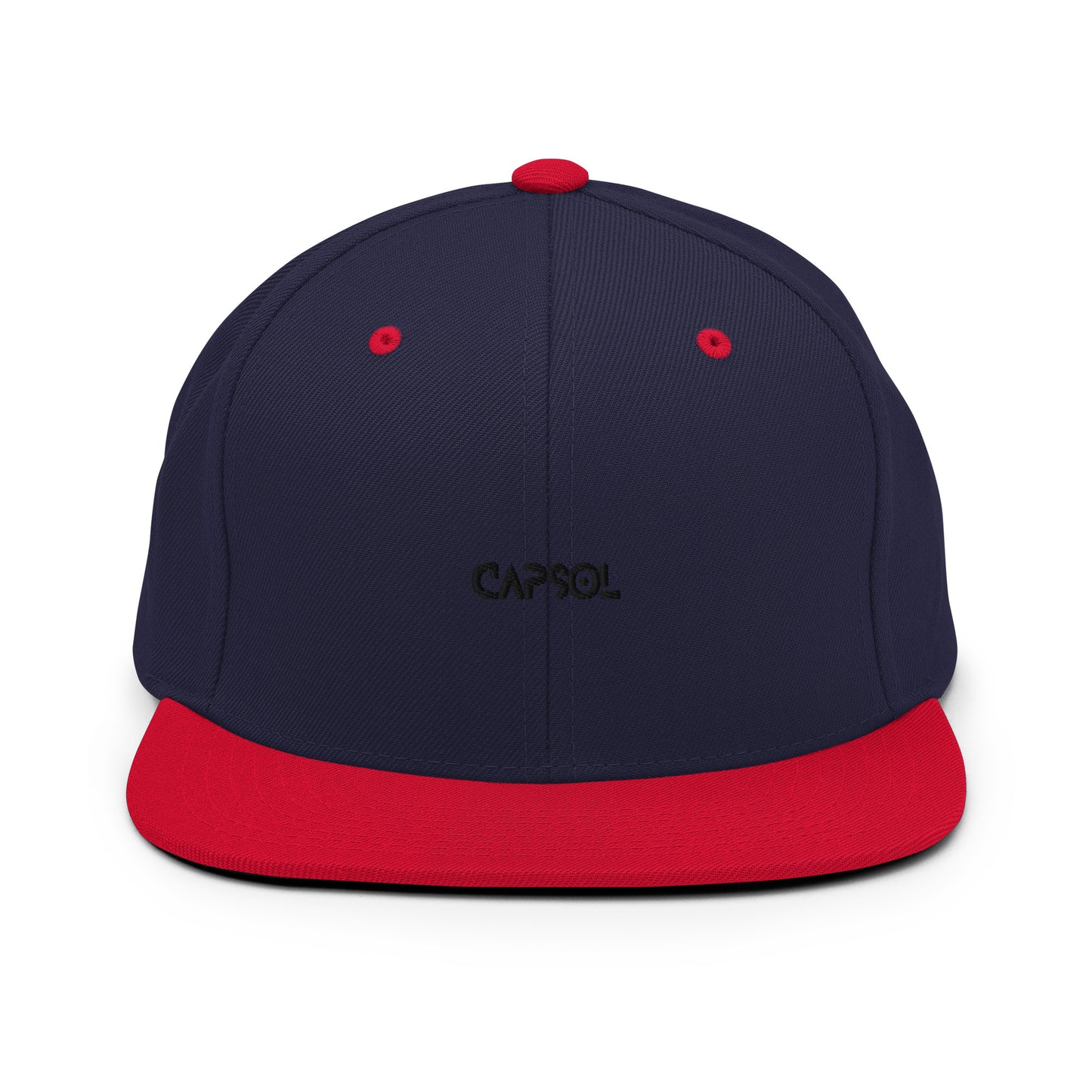 CapSol - black thread - Snapback hat