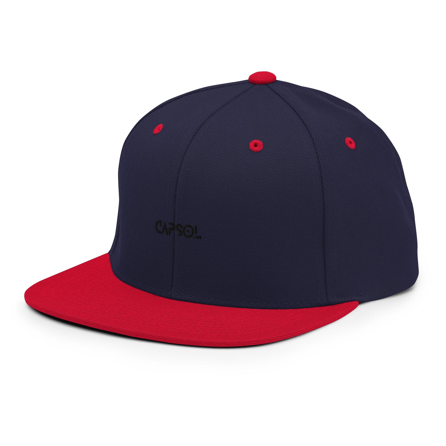 CapSol - black thread - Snapback hat