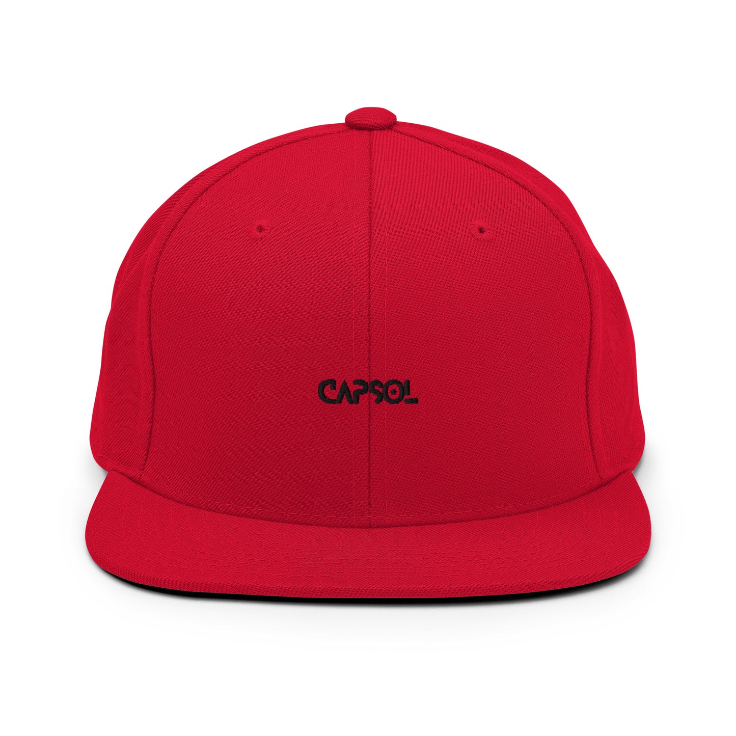 CapSol - black thread - Snapback hat