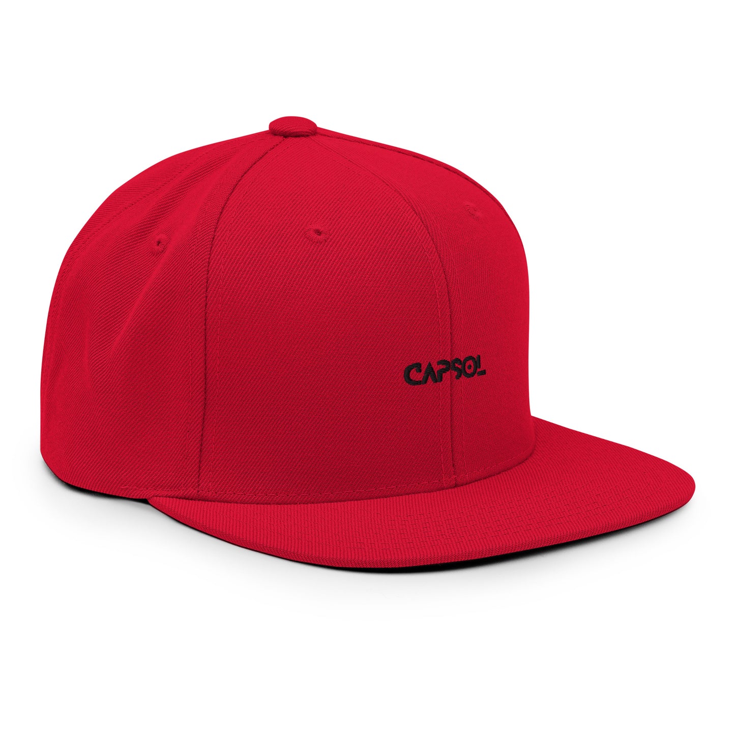 CapSol - black thread - Snapback hat
