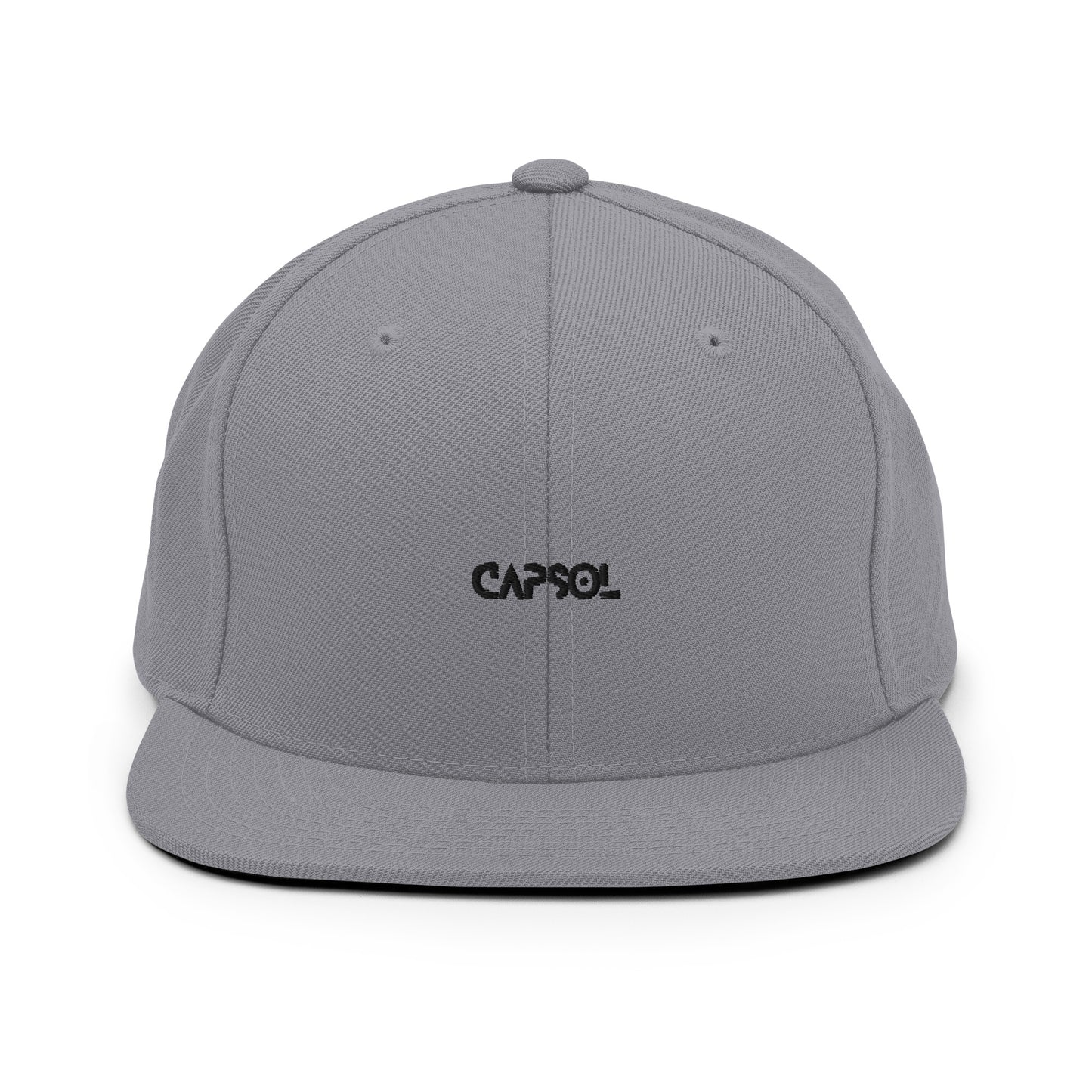 CapSol - black thread - Snapback hat