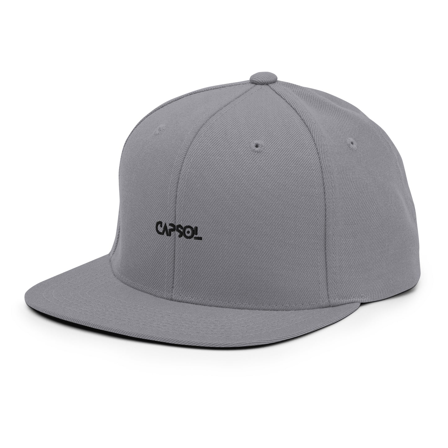 CapSol - black thread - Snapback hat