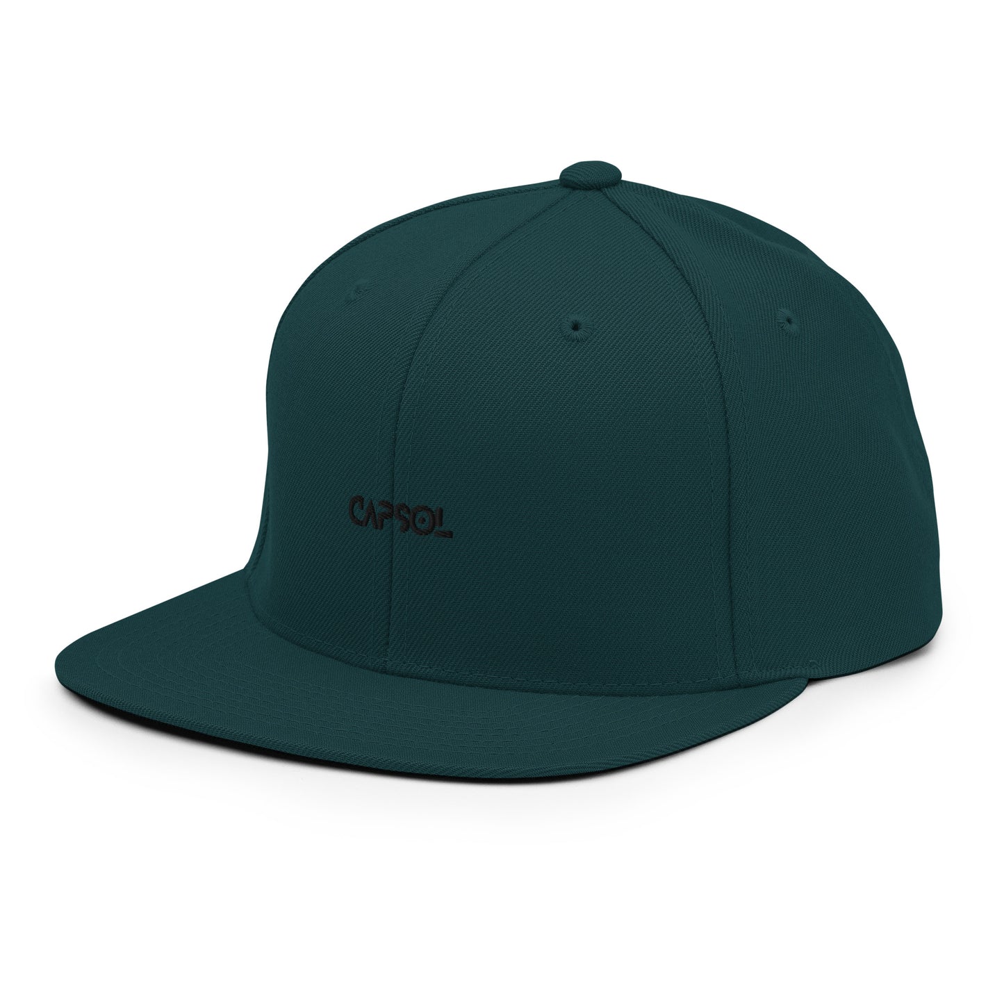 CapSol - black thread - Snapback hat
