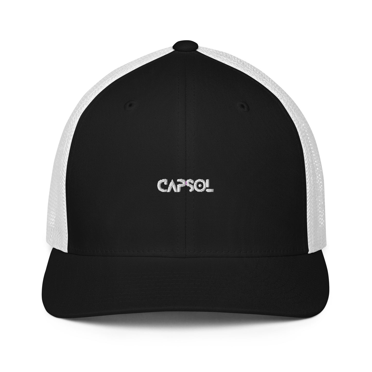 CapSol - white thread - Closed-back trucker cap