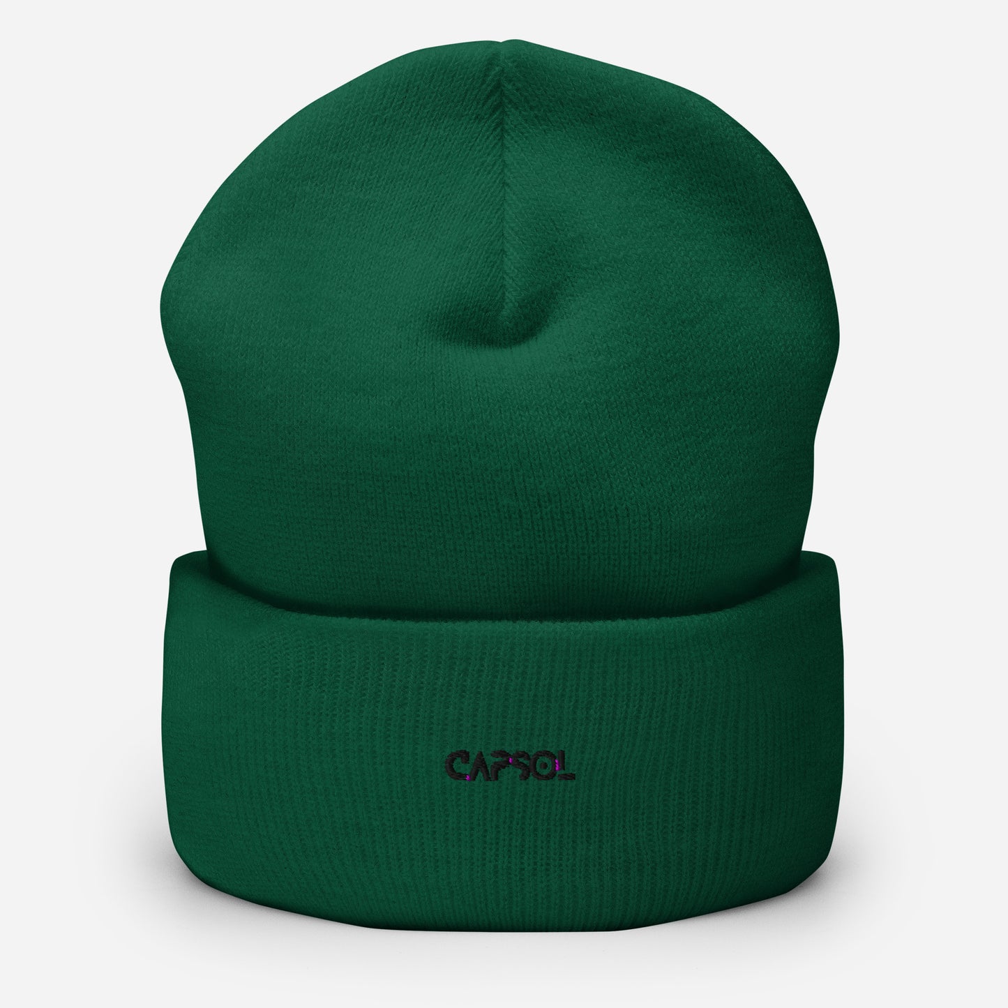 CapSol - black thread - Cuffed Beanie