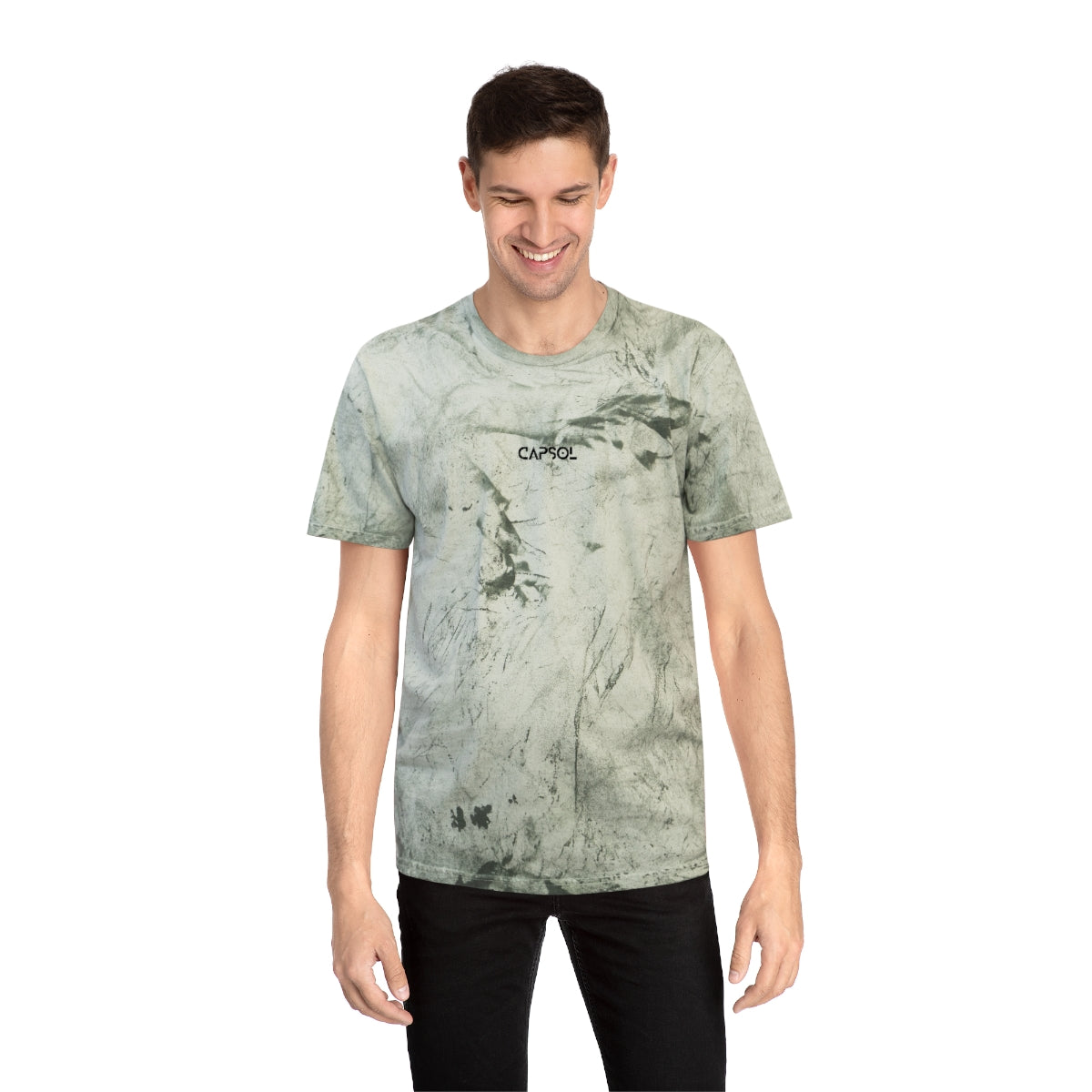 CapSol (front) - black text - Unisex Color Blast T-Shirt