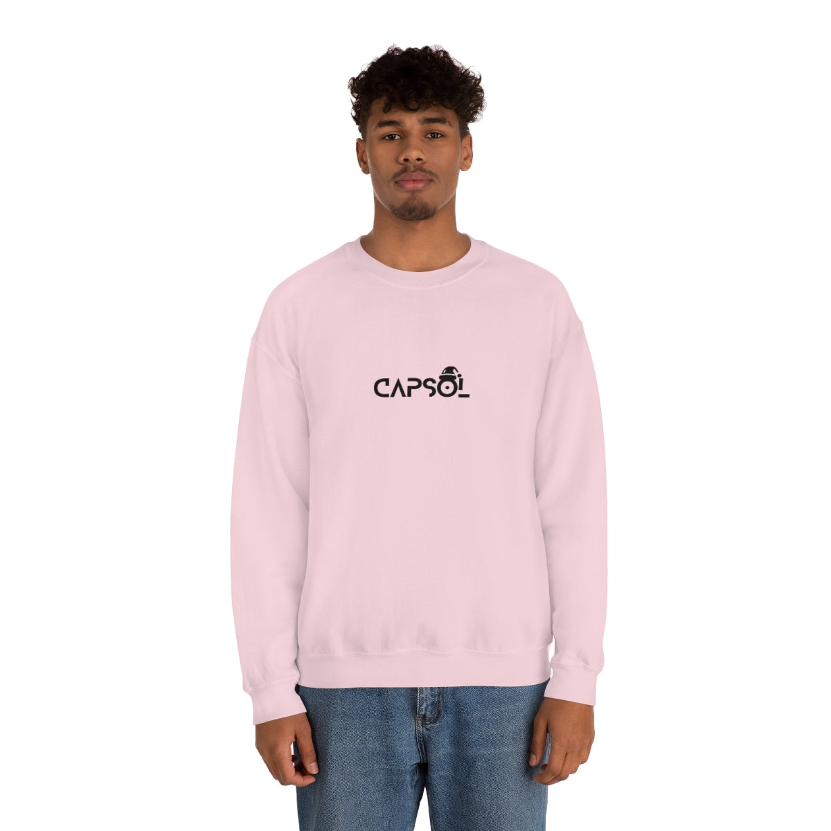 CapSol (front) - black text - XMAS - Unisex Heavy Blend™ Crewneck Sweatshirt