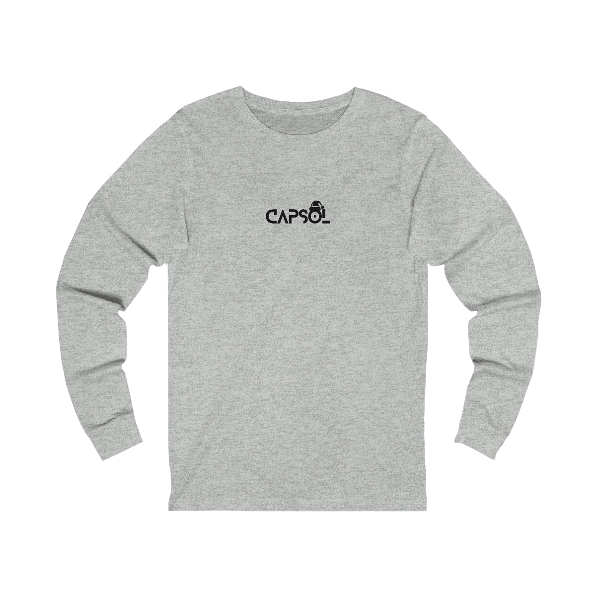CapSol (front) - black text - XMAS - Unisex Jersey Long Sleeve Tee
