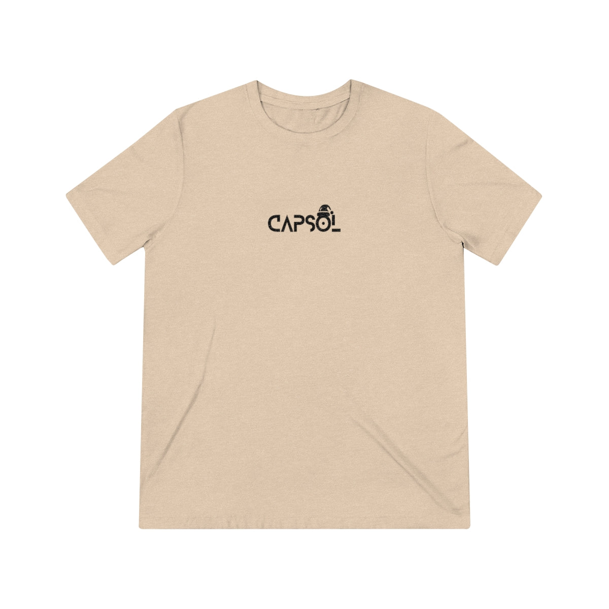 CapSol (front) - black text - XMAS - Unisex Triblend Tee
