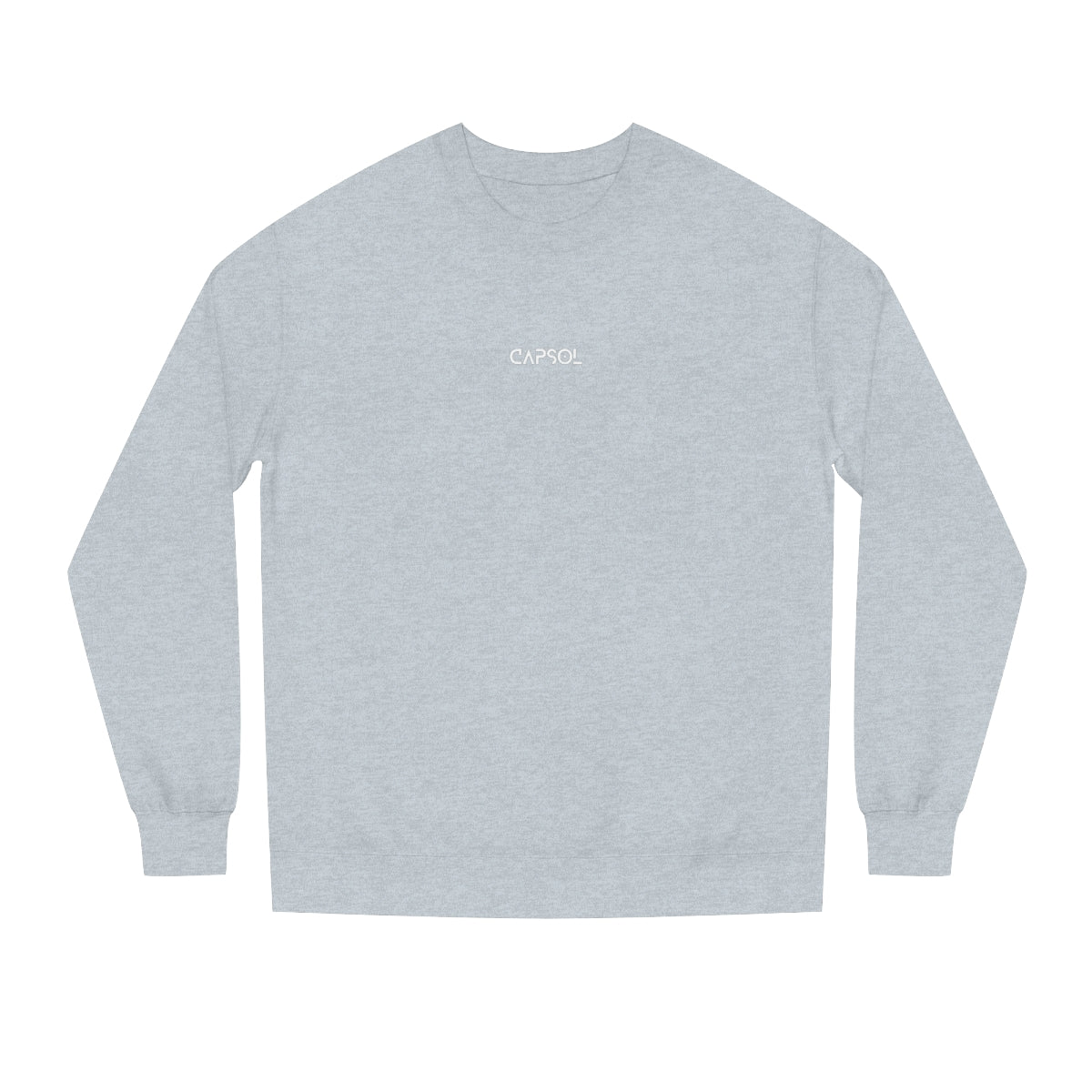 CapSol (front) - white text - Unisex Crew Neck Sweatshirt INDEPENDENT