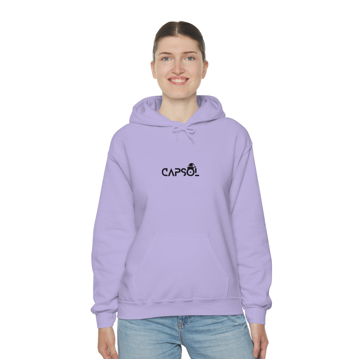 CapSol (front) - black text - XMAS - Unisex Heavy Blend™ Hooded Sweatshirt