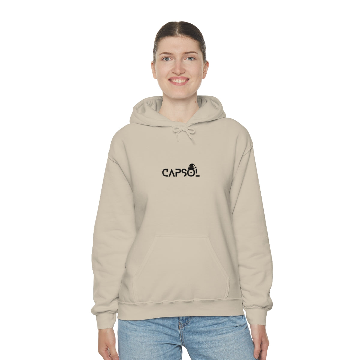 CapSol (front) - black text - XMAS - Unisex Heavy Blend™ Hooded Sweatshirt