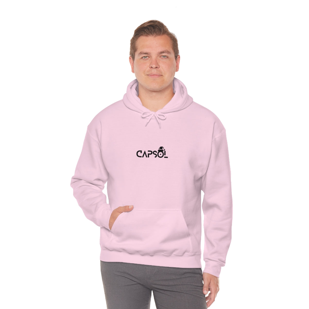 CapSol (front) - black text - XMAS - Unisex Heavy Blend™ Hooded Sweatshirt