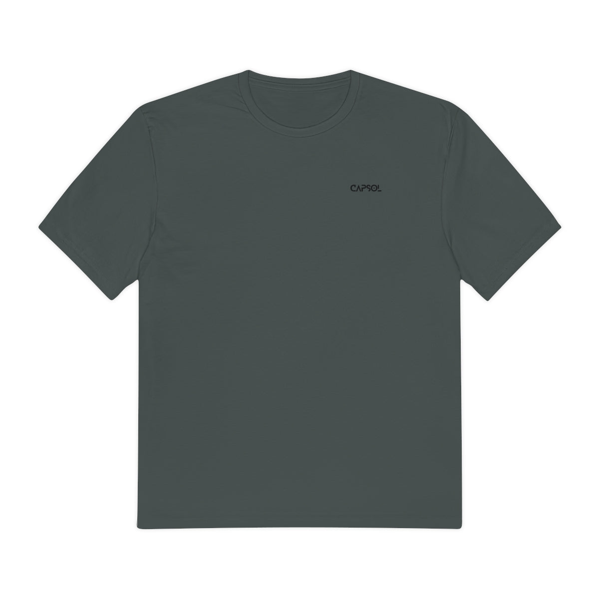 CapSol (front left) - black text - Perfect Weight® Tee