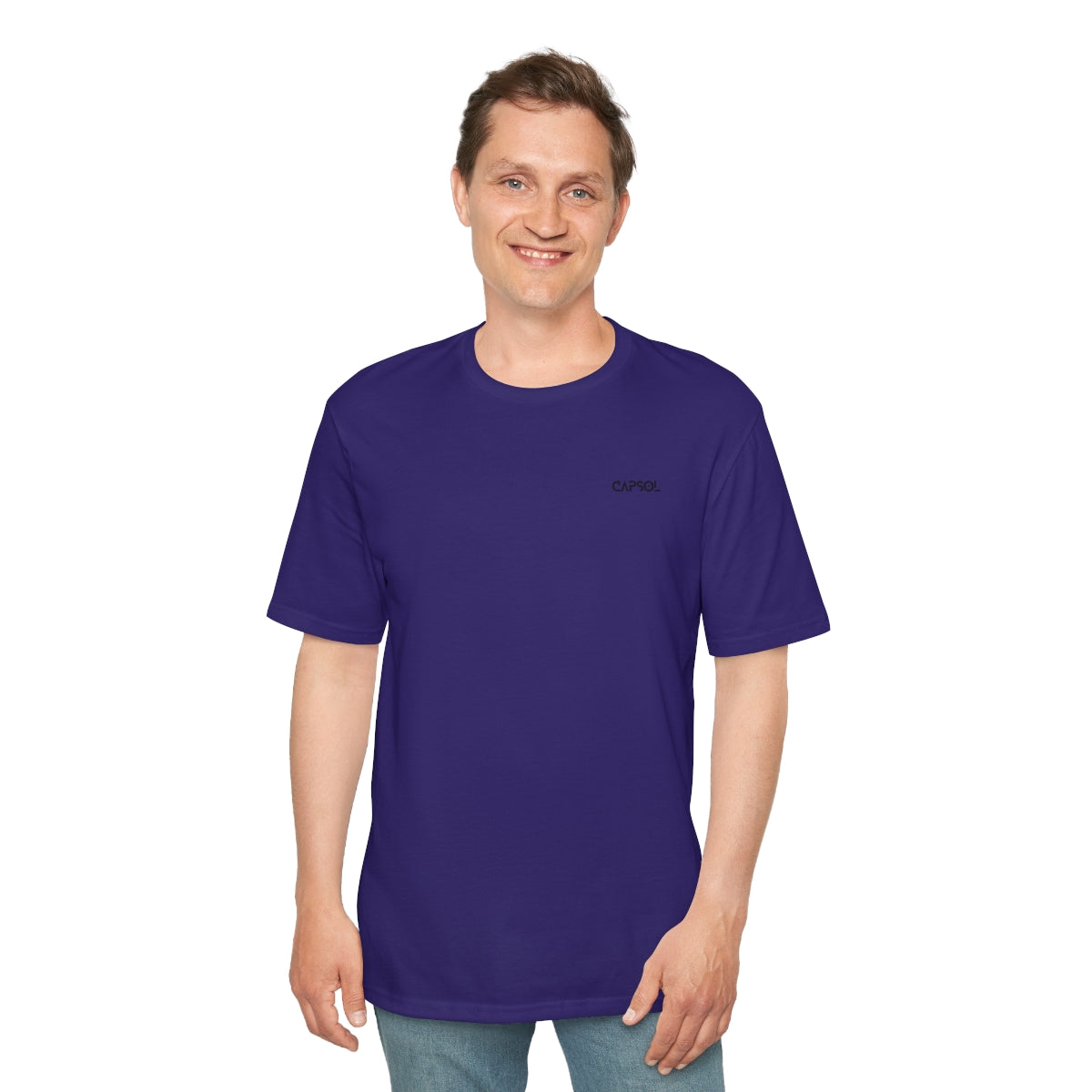 CapSol (front left) - black text - Perfect Weight® Tee