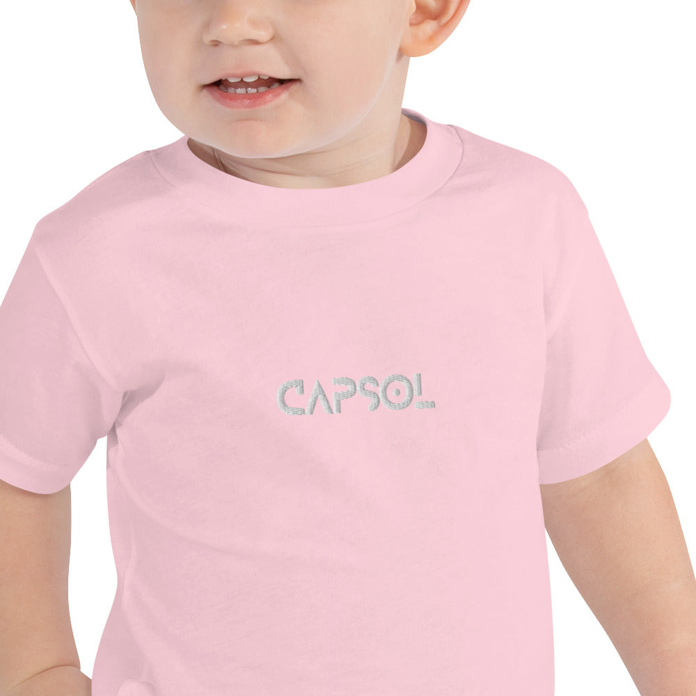 CapSol (front ) - white thread - TODDLER Short Sleeve Tee