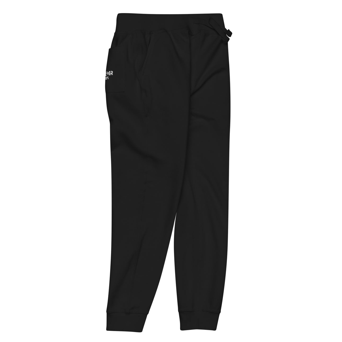 Whatever it takes (pocket) - white thread - fleece sweatpants