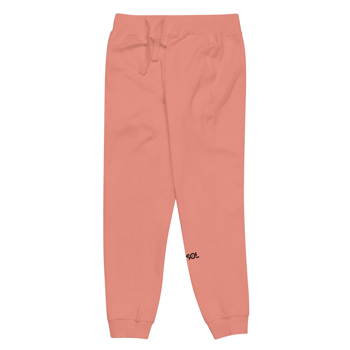 CapSol (front left) - black thread - fleece sweatpants