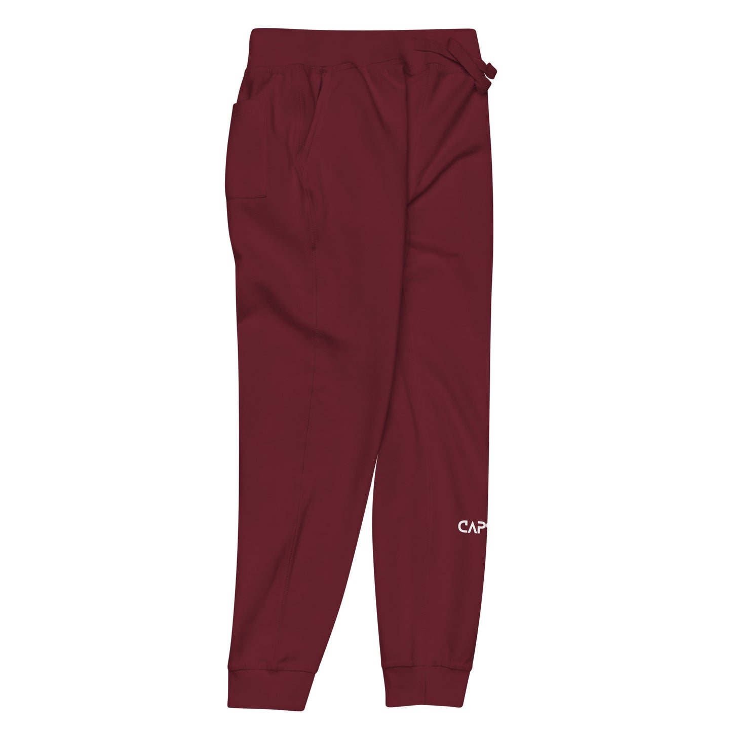 CapSol (front left) - white thread - fleece sweatpants