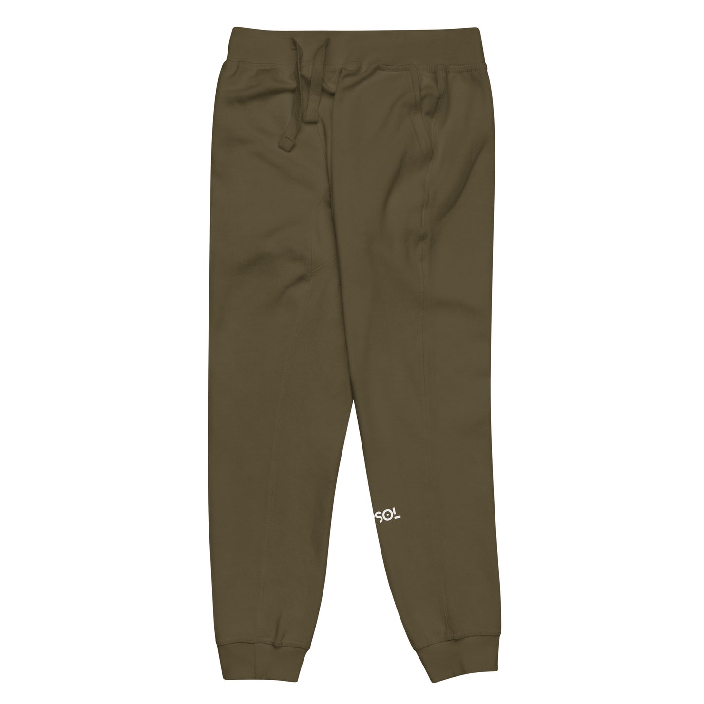 CapSol (front left) - white thread - fleece sweatpants