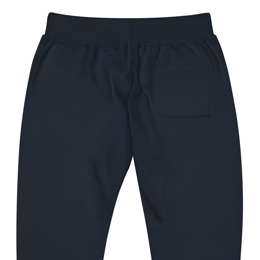 CapSol (front left) - black thread - fleece sweatpants