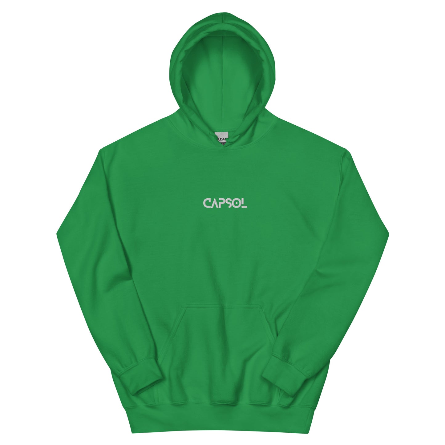 CapSol (front) - white thread - Unisex Hoodie Gildan