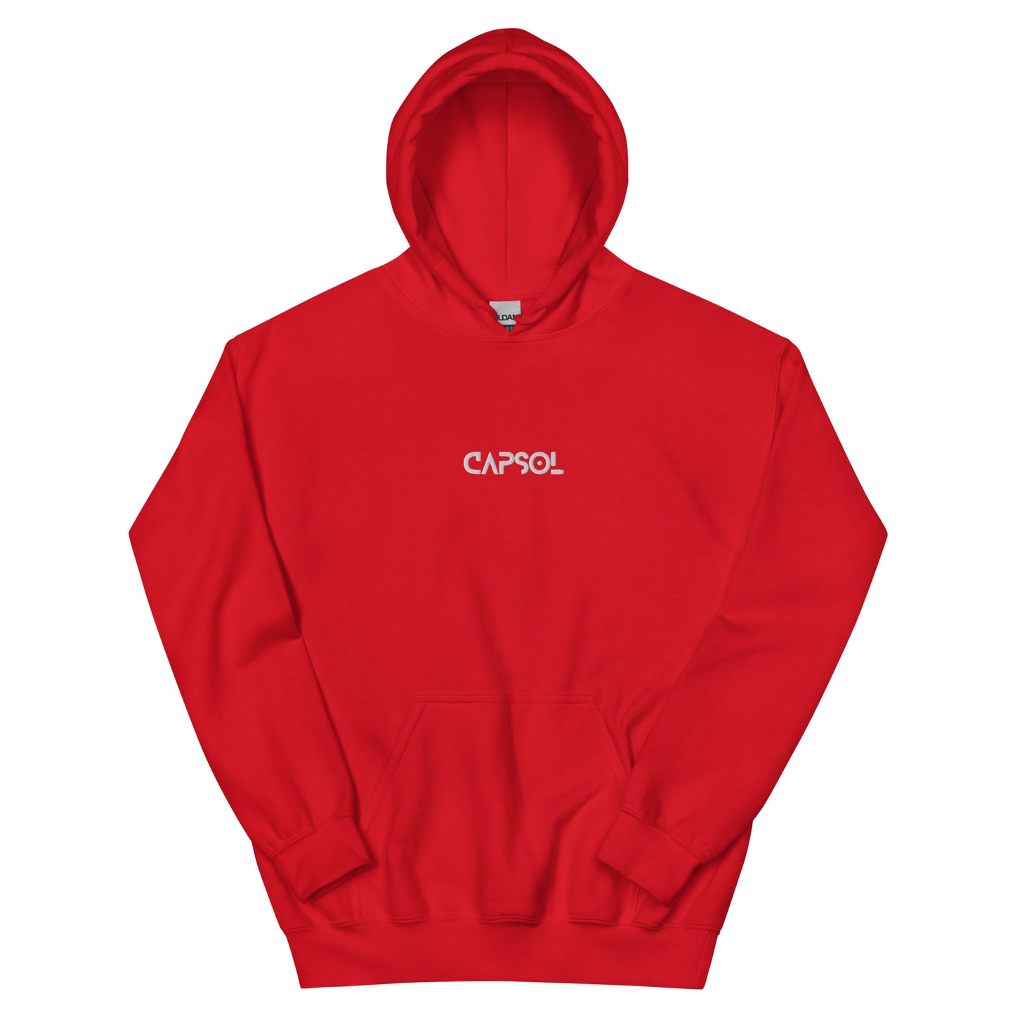 CapSol (front) - white thread - Unisex Hoodie Gildan