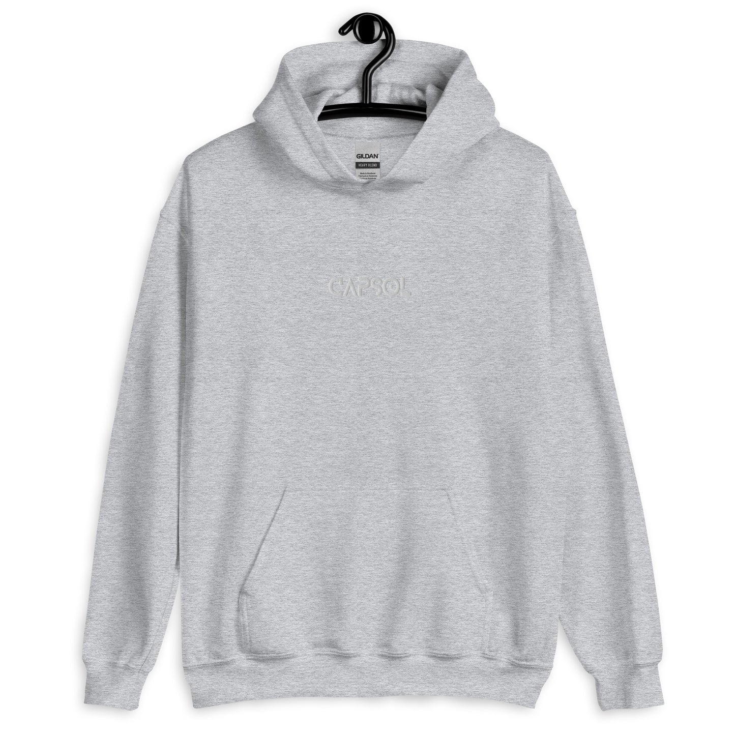 CapSol (front) / Whatever it takes (back) - white thread - Unisex Hoodie Gildan