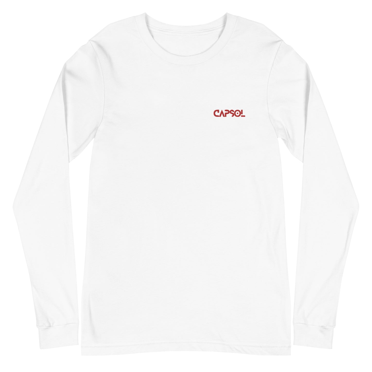 CapSol (front left) - red thread - Long Sleeve