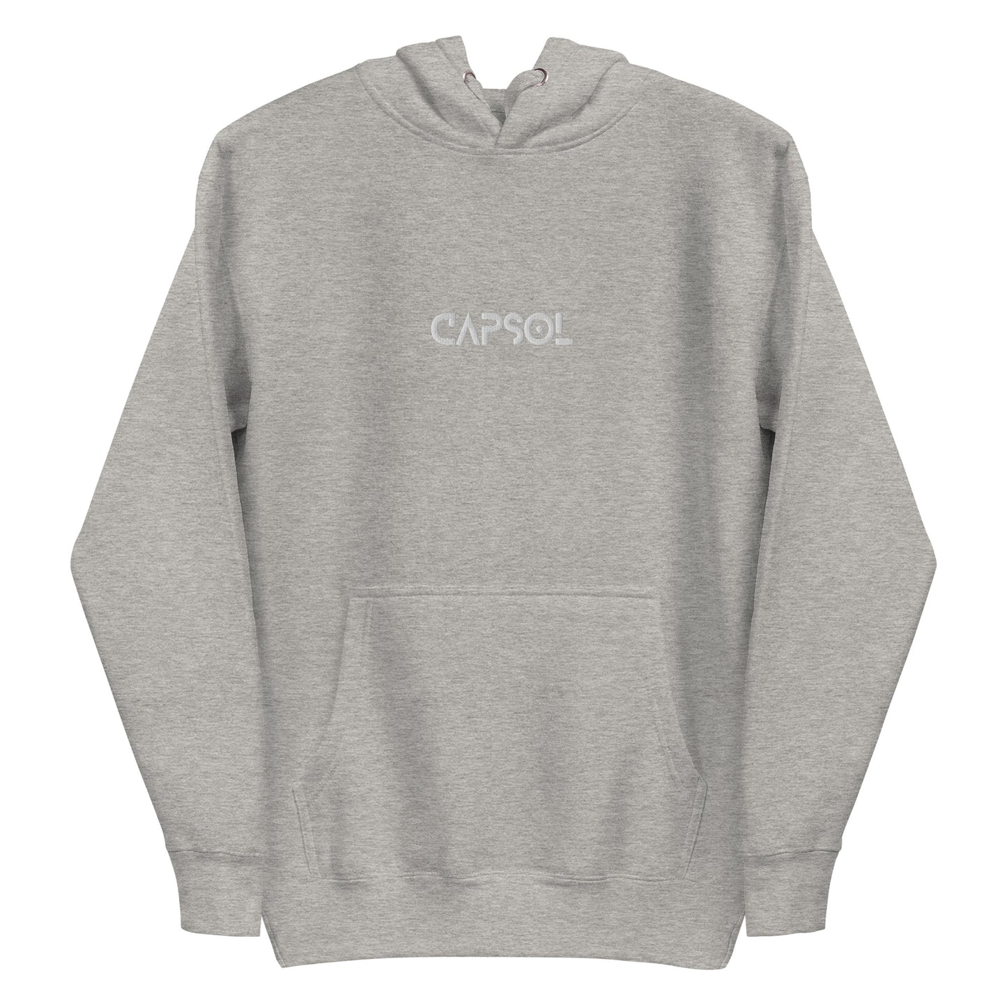 CapSol (front) - white thread - Unisex Hoodie