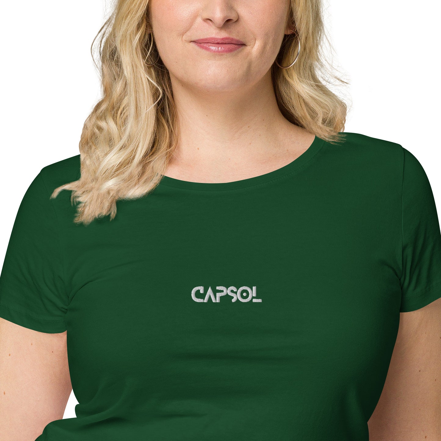 CapSol (front) - white thread - Women’s basic organic t-shirt