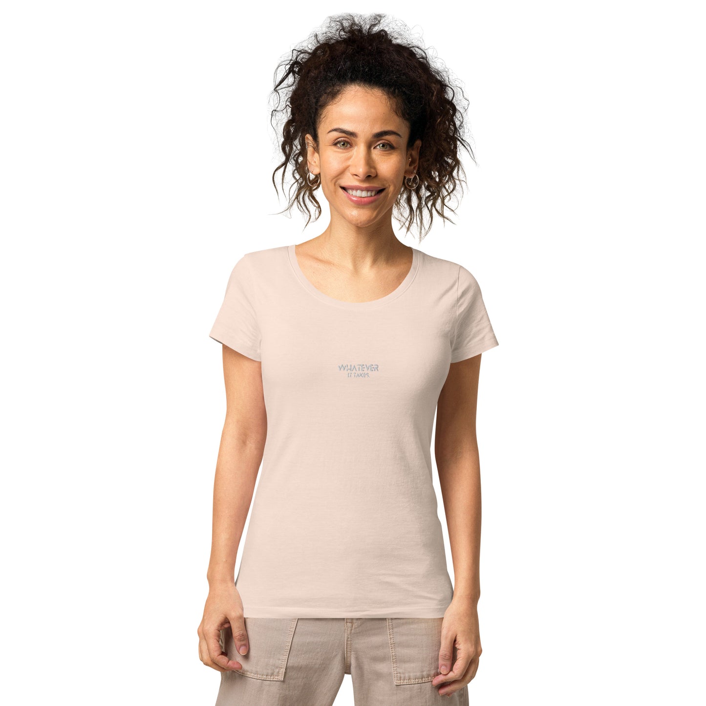 Whatever it takes (front) - white thread - Women’s basic organic t-shirt