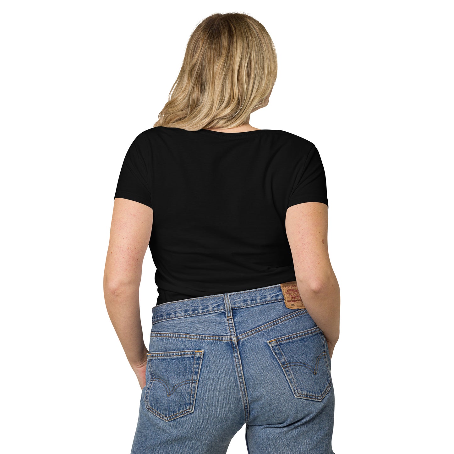 CapSol (front) - white thread - Women’s basic organic t-shirt