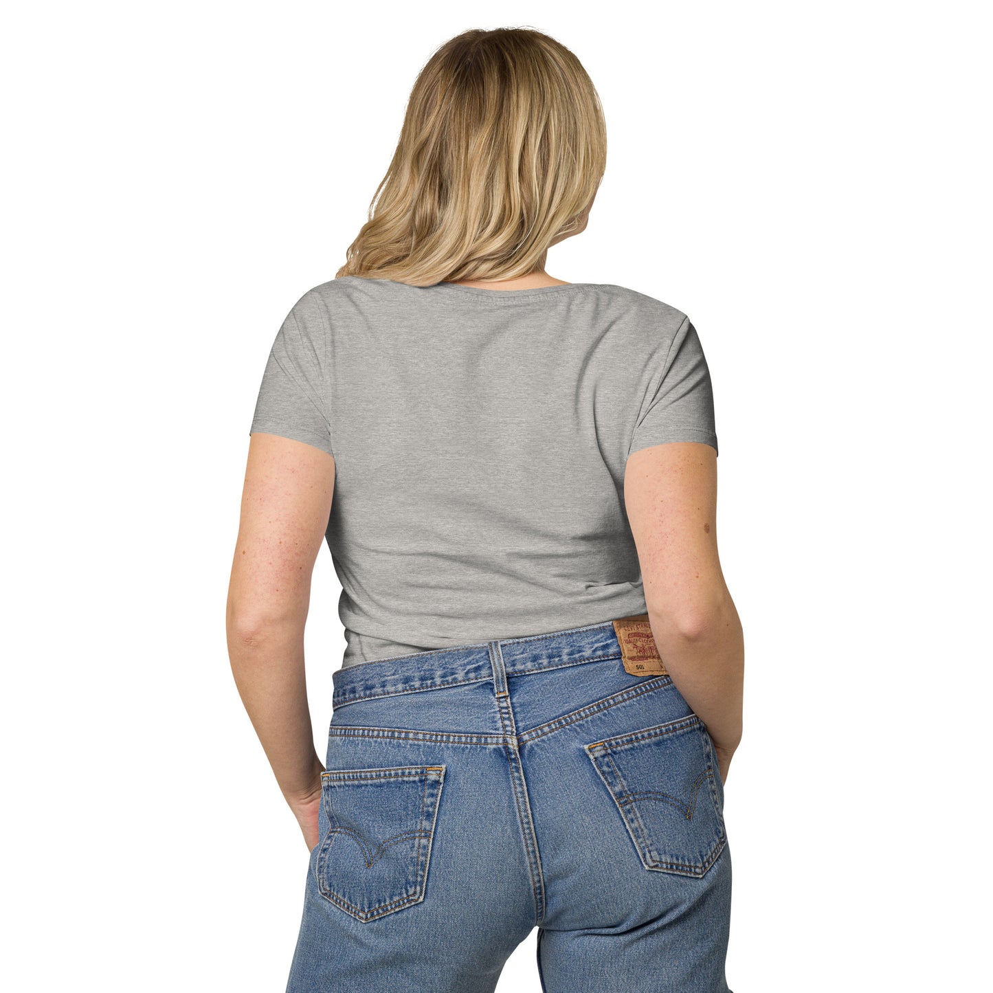 CapSol (front) - white thread - Women’s basic organic t-shirt