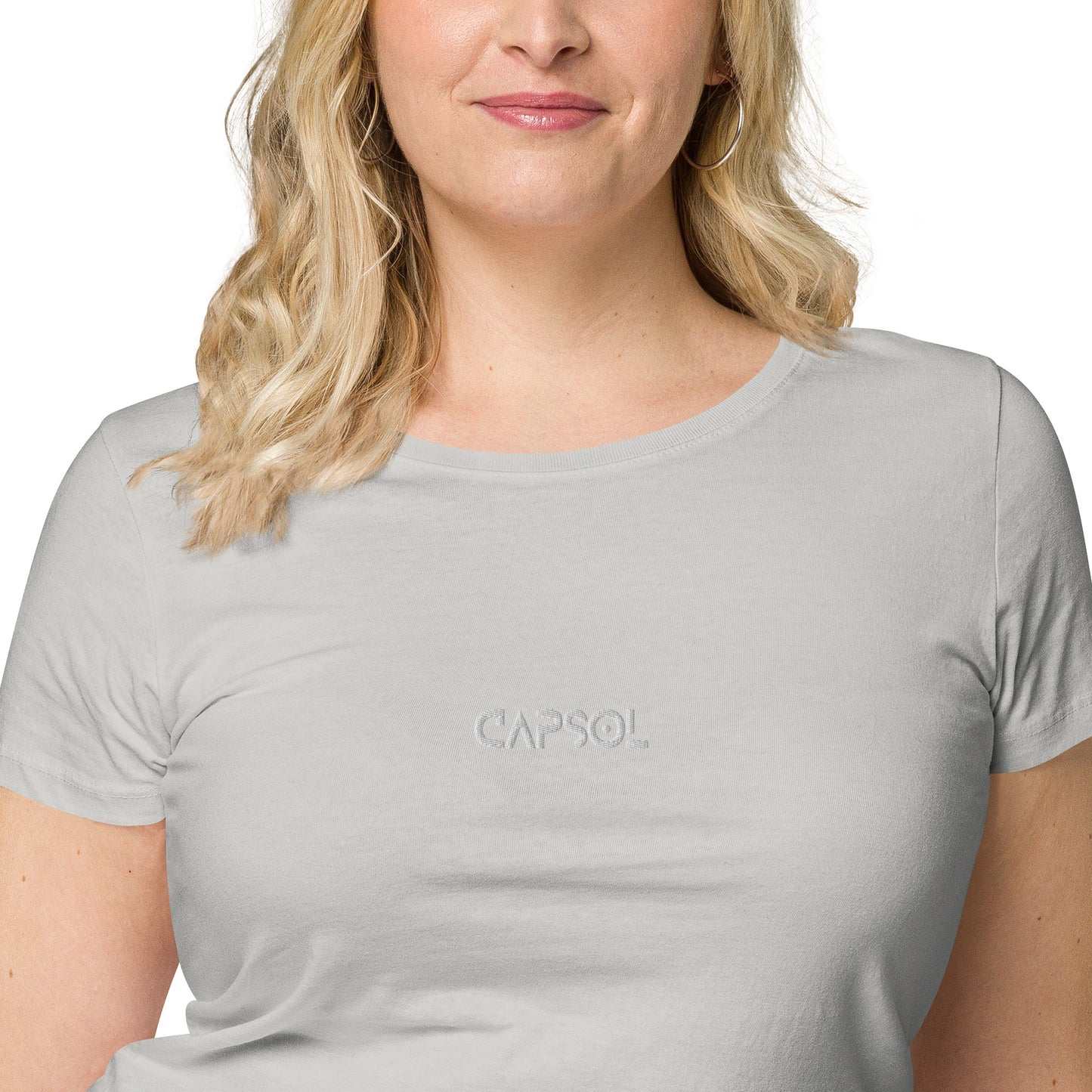 CapSol (front) - white thread - Women’s basic organic t-shirt