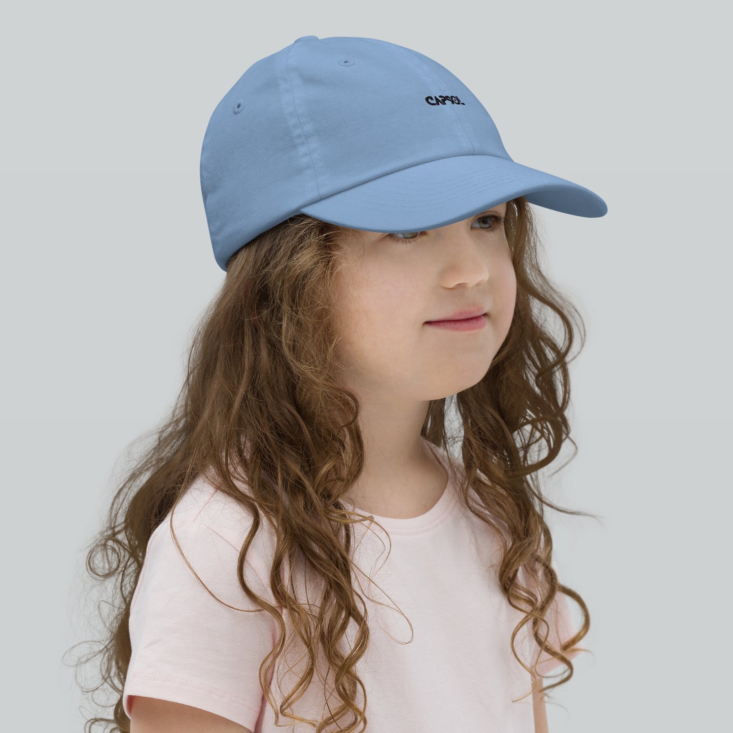CapSol - black thread - YOUTH baseball cap
