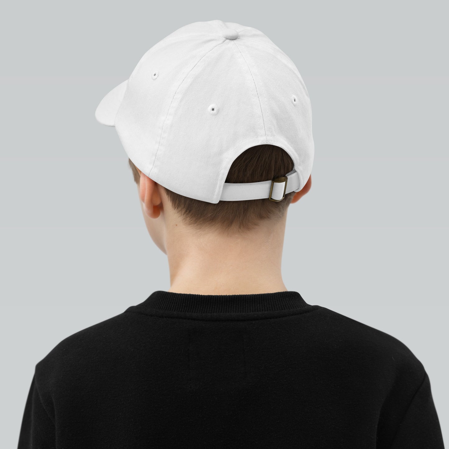 CapSol - black thread - YOUTH baseball cap