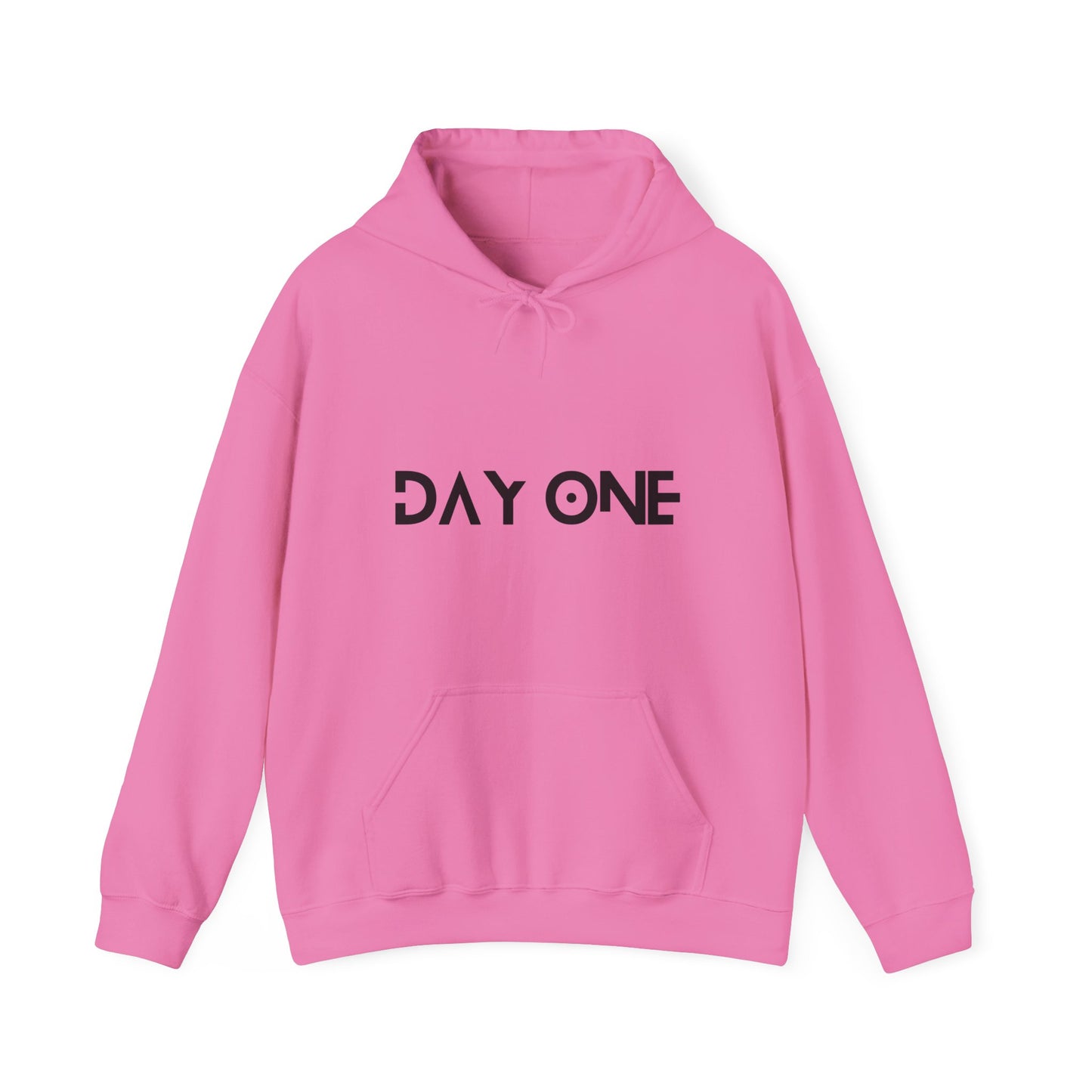 DAY ONE - black text - Hooded Sweatshirt