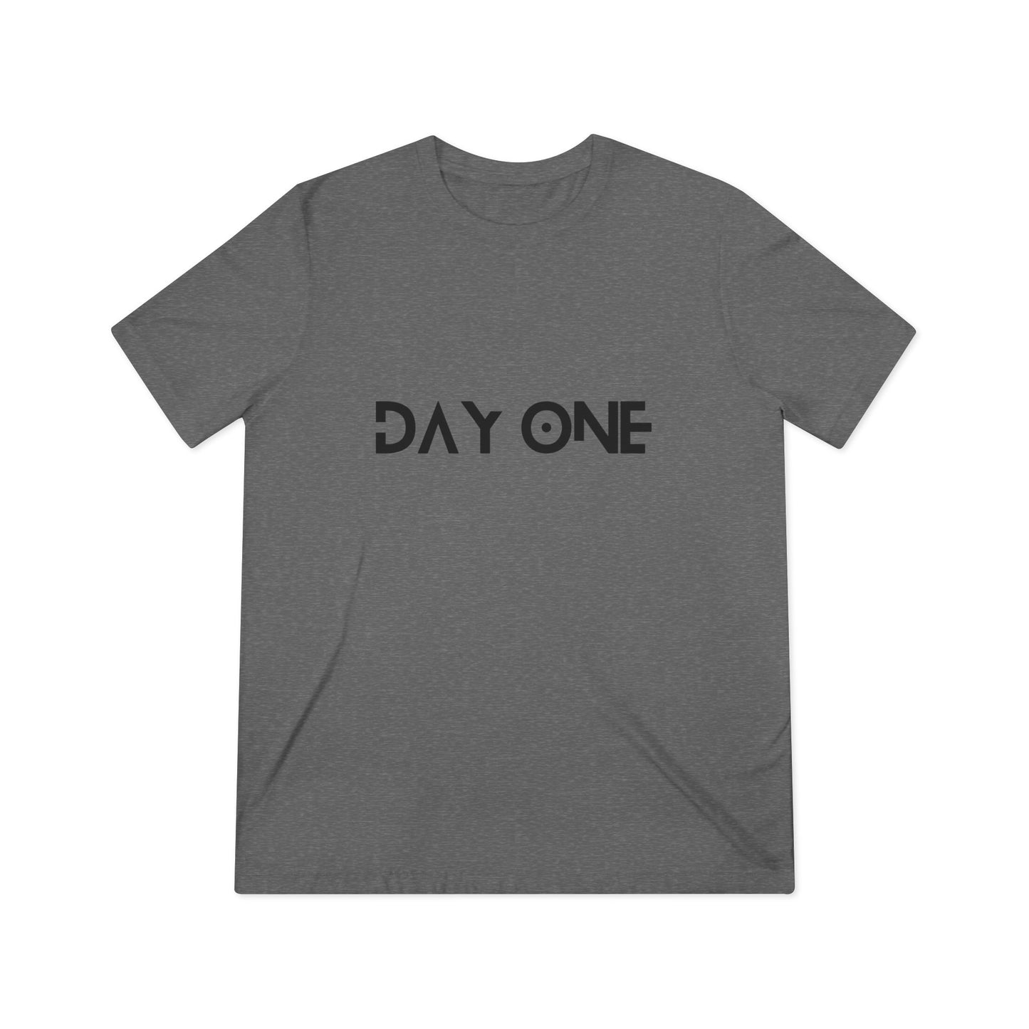 DAY ONE - black text - Triblend Tee