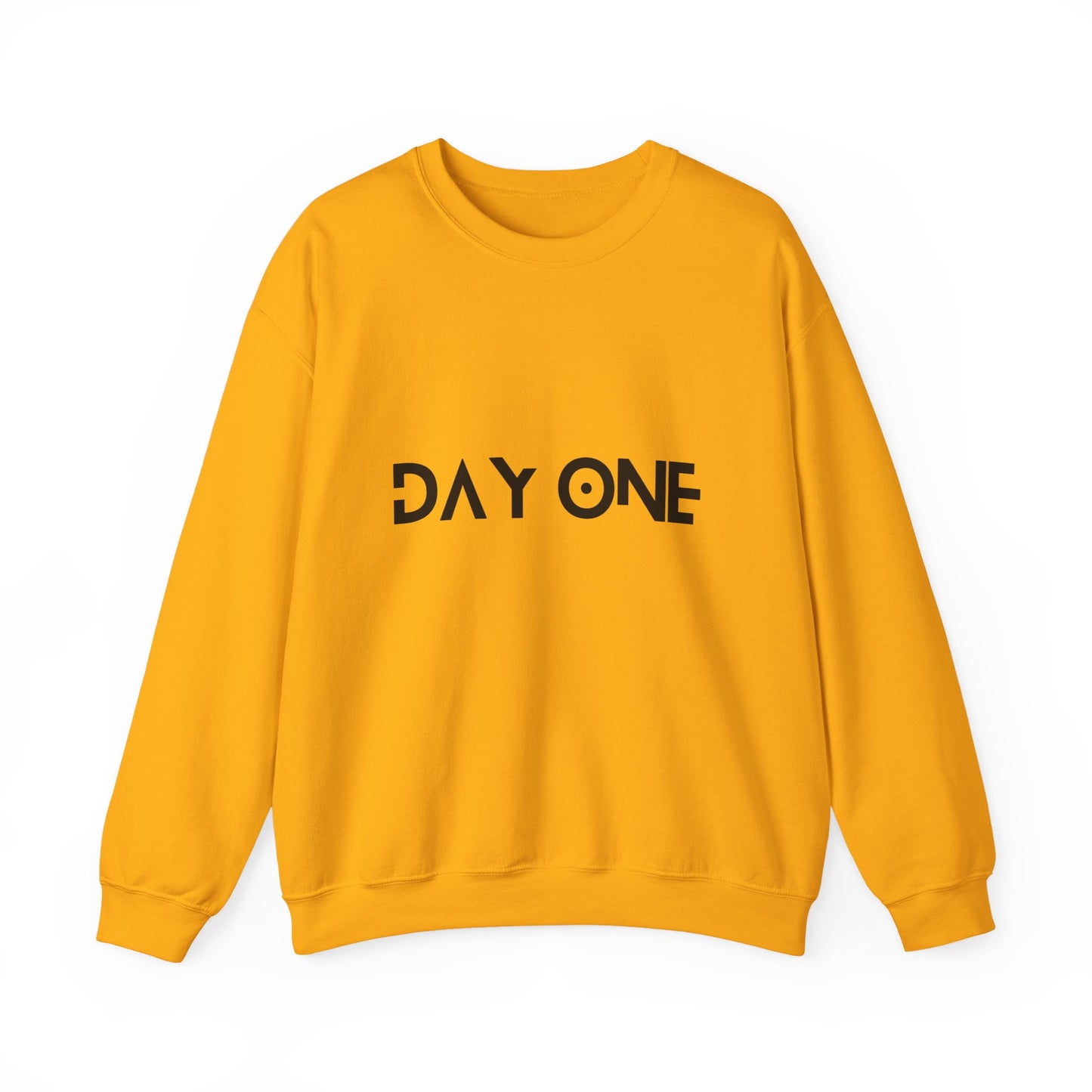 DAY ONE - black text - Crewneck Sweatshirt