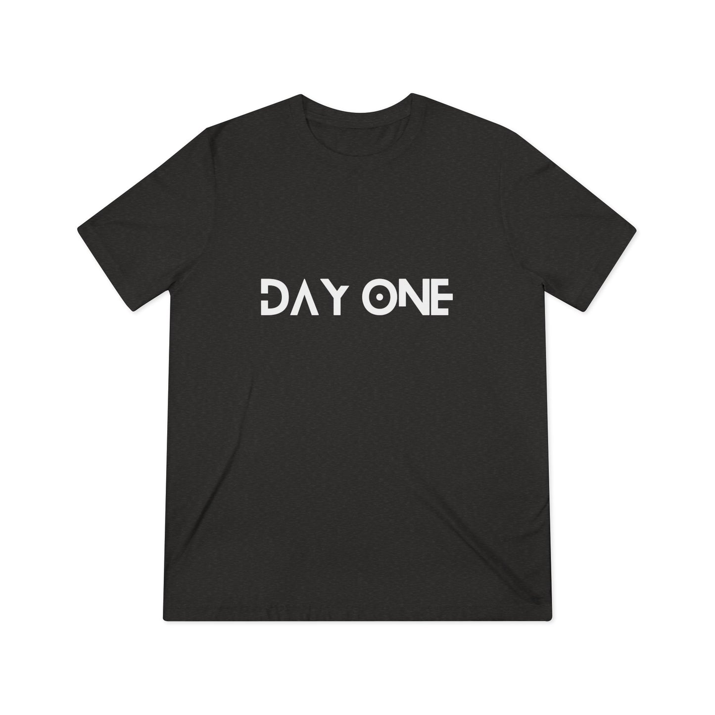 DAY ONE - white text - Triblend Tee